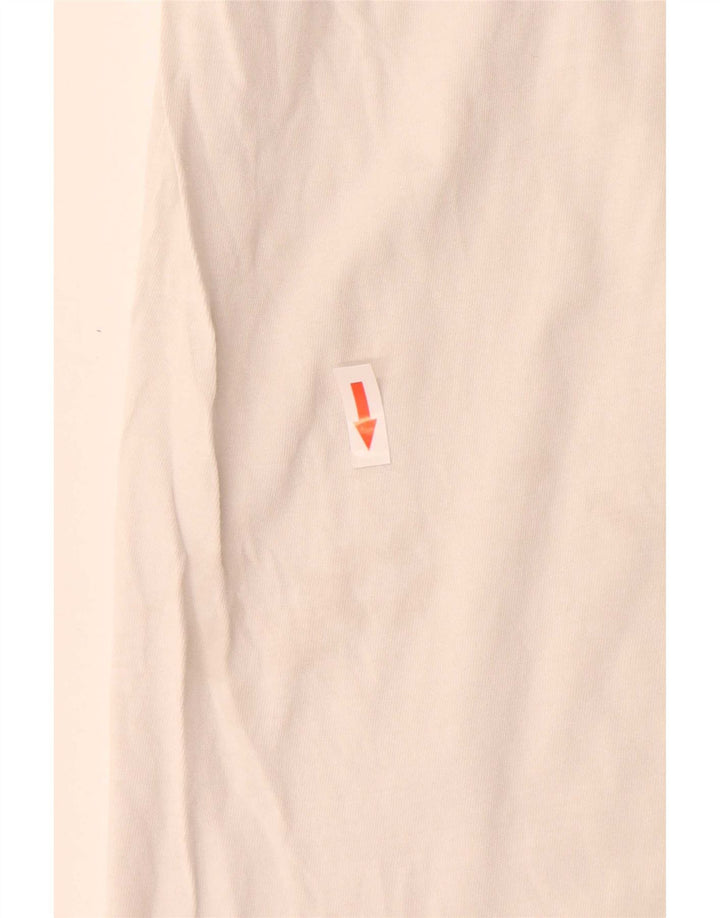 Billabong Herre Grafisk T-Shirt Top Stor Hvid Bomuld