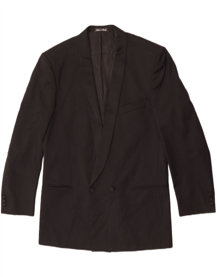 Profilo Herre Dobbeltradet Blazerjakke IT 52 XL Sort Uld