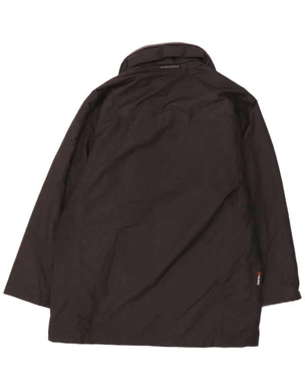 Musto Herre Hooded Parka Jacket UK 38 Medium Black Polyester