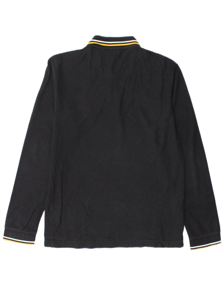 Fila Langærmet Polo Shirt til mænd Medium Sort Bomuld