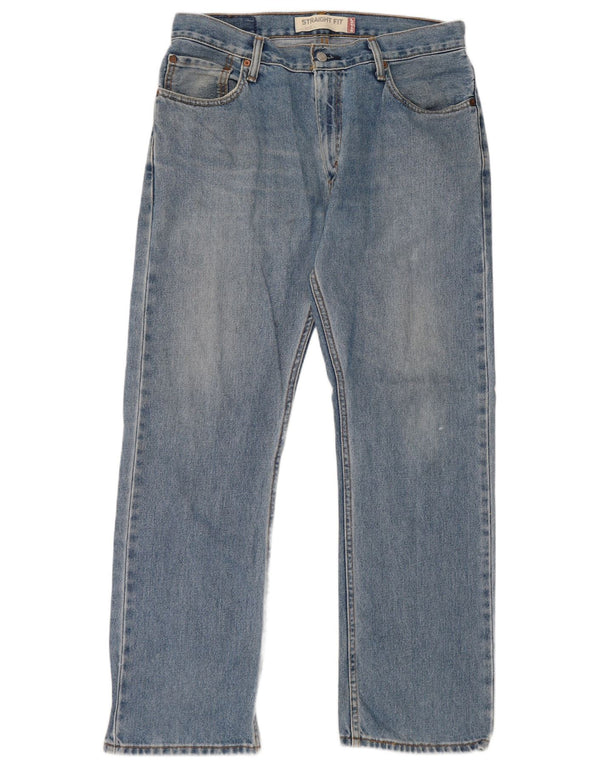Levi's Herre 505 Straight Jeans W33 L30 Blå Bomuld