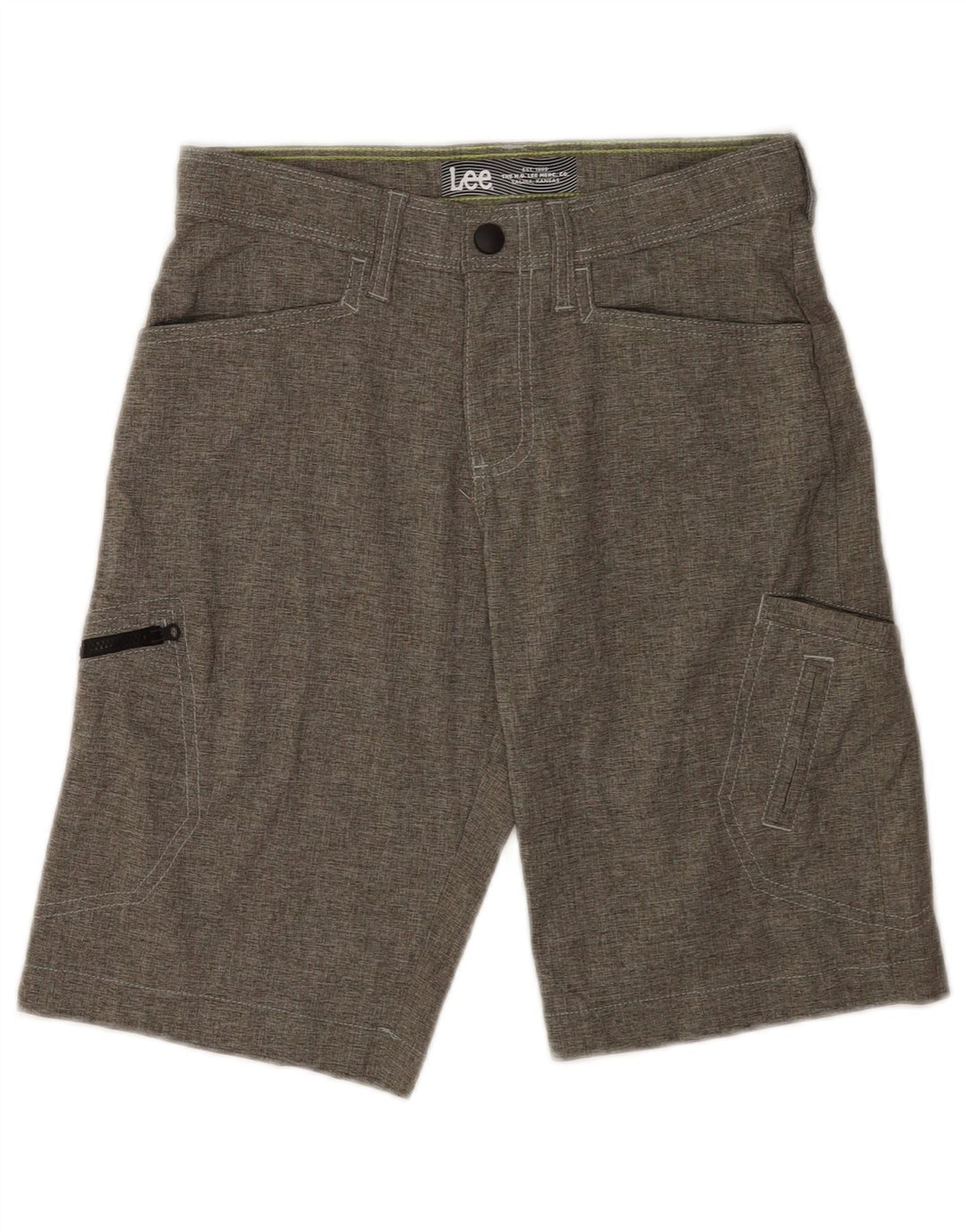 Lee Boys Cargo Shorts 11-12 år W26 Grå Polyester