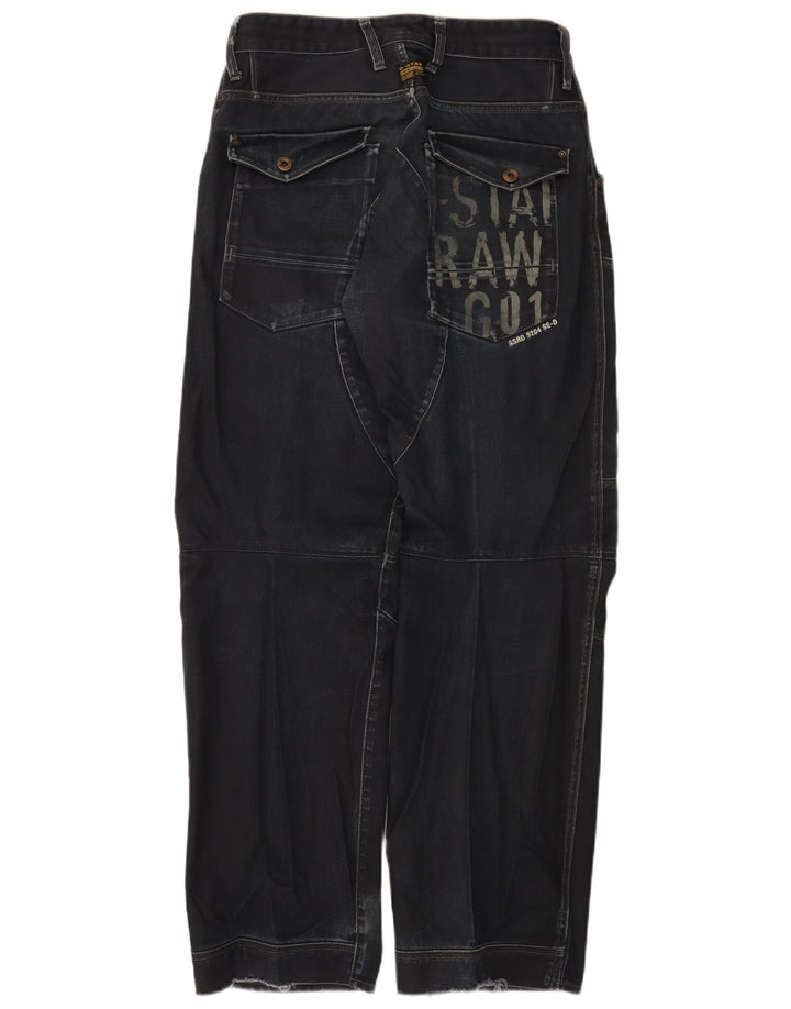G-Star Herre 3301 Graphic Cargo Jeans W30 L33 Sort Bomuld
