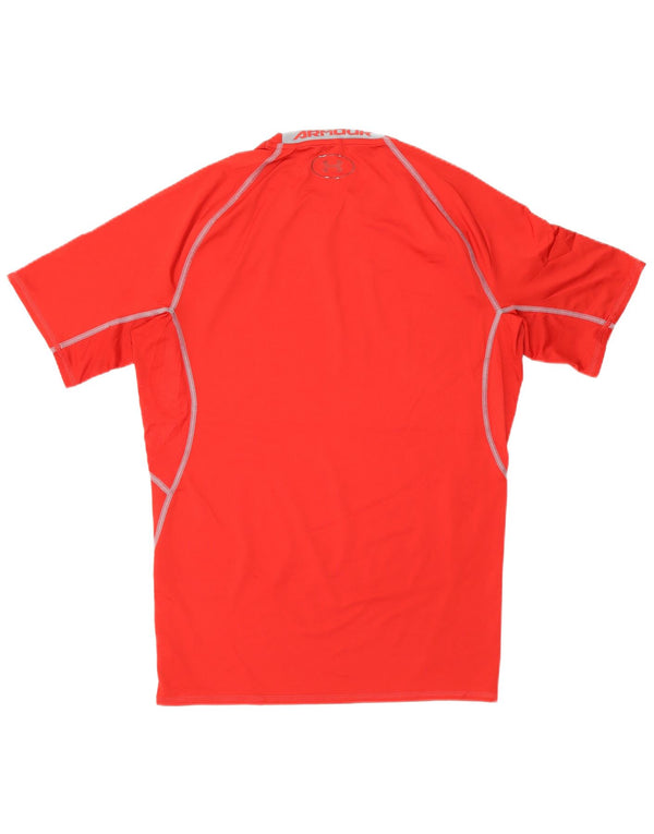 UNDER ARMOUR Herre Heat Gear Grafisk T-Shirt Top XL Rød