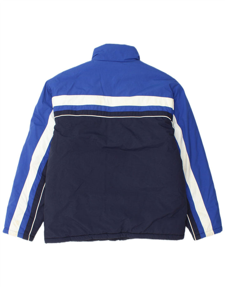 FILA Polstret herrejakke UK 36 Small Navy Blue Colourblock Polyamid