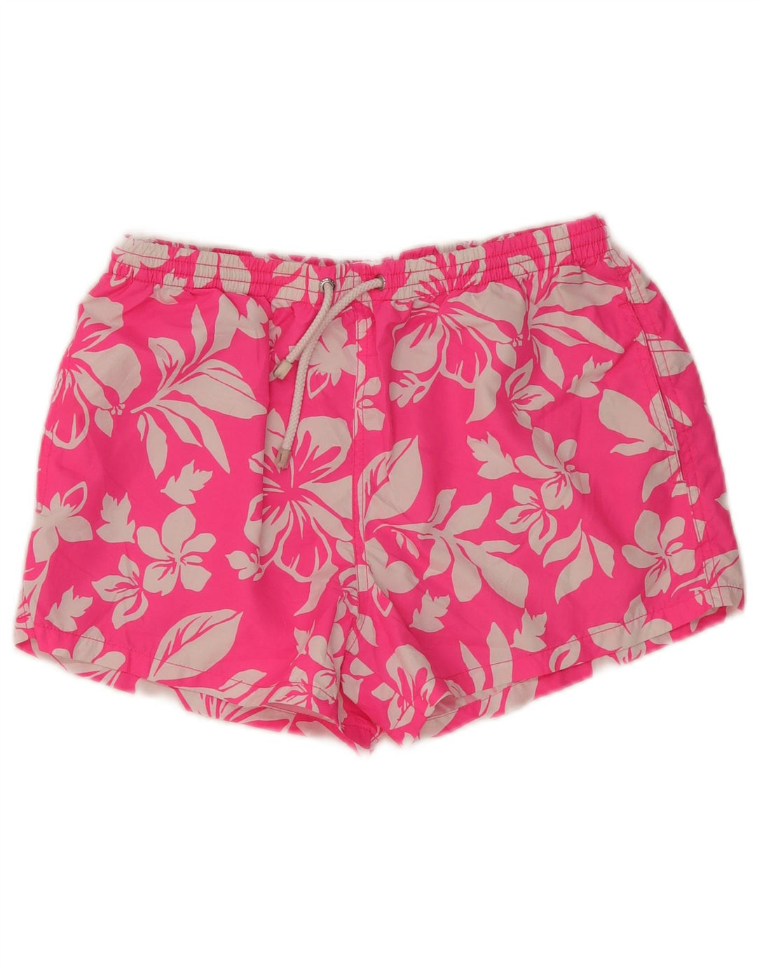 Zara Herre Sportshorts Large Pink Floral Polyester