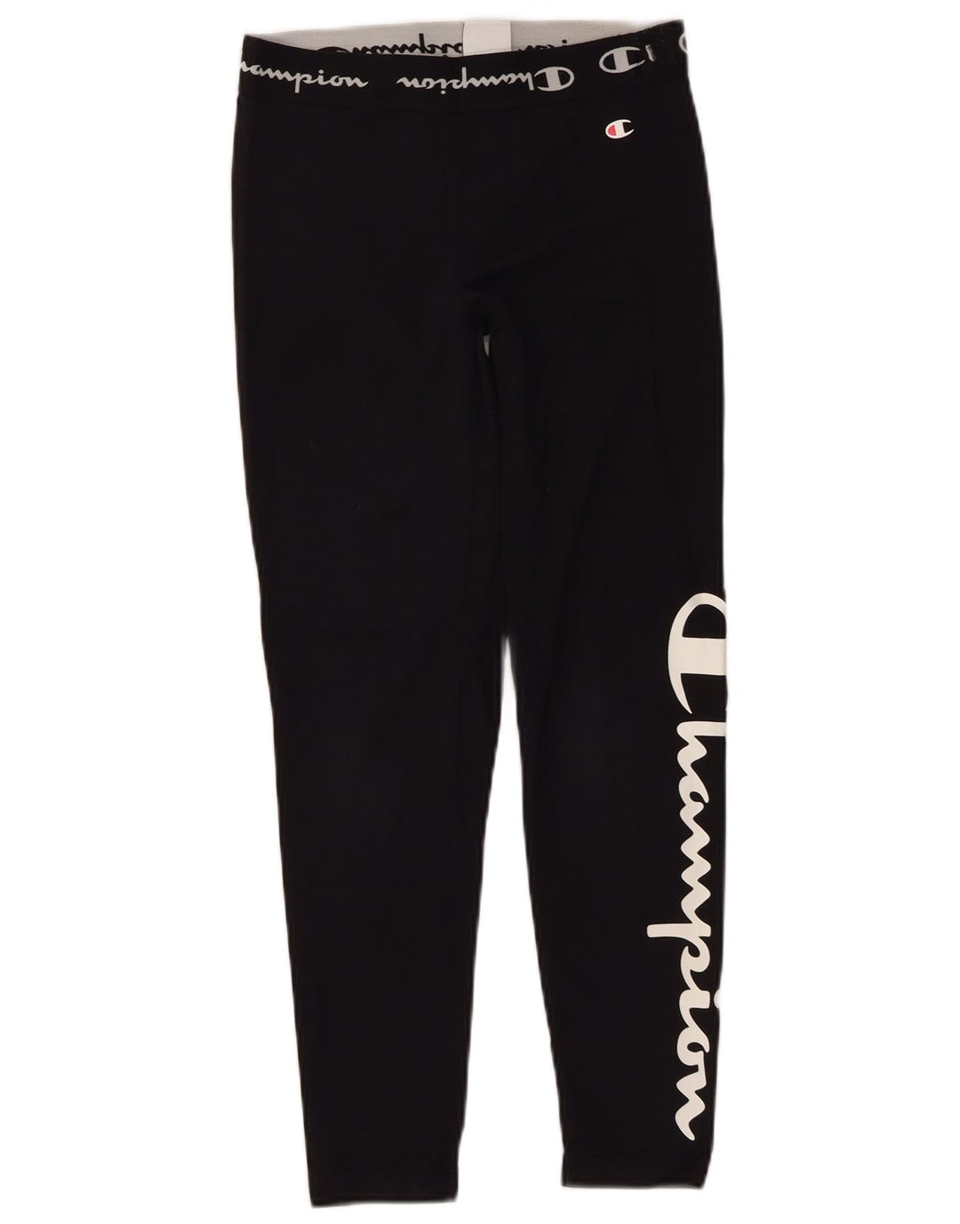 CHAMPION Grafiske Leggings til kvinder UK 4 XS Sort bomuld