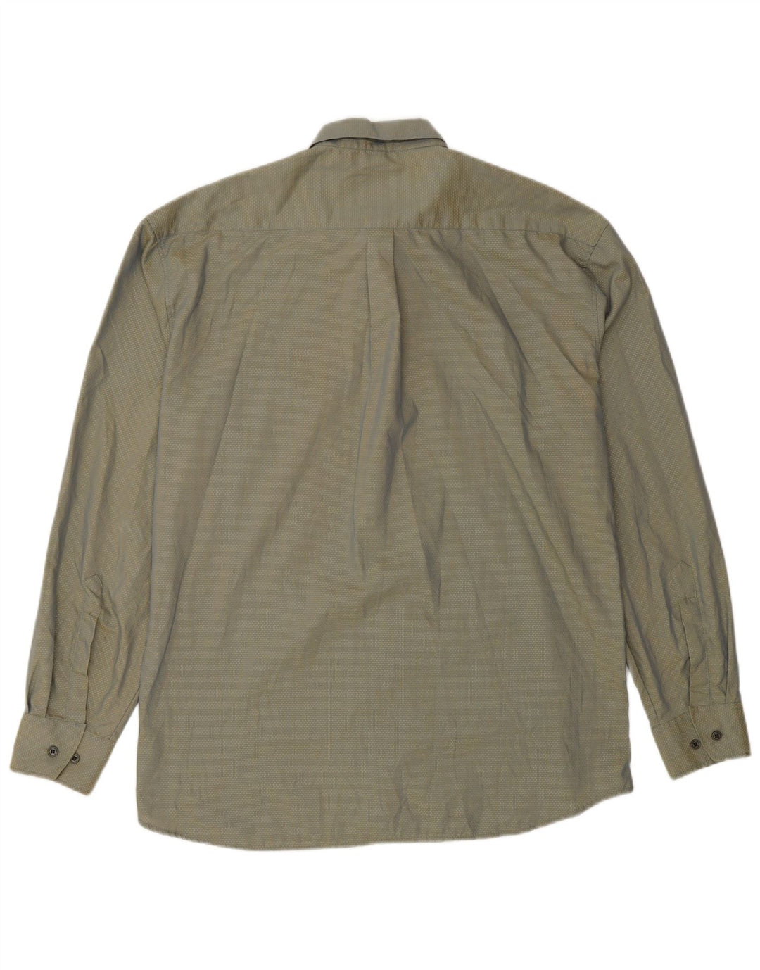 CLUB D'AMINGO Herreskjorte Størrelse 39/40 Medium Grøn Plettet