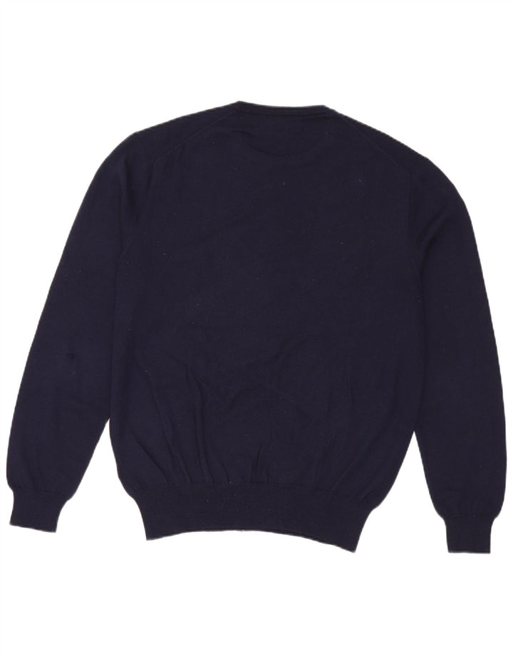 Polo Ralph Lauren Herre Crew Neck Jumper Sweater Medium Navy Blue Uld
