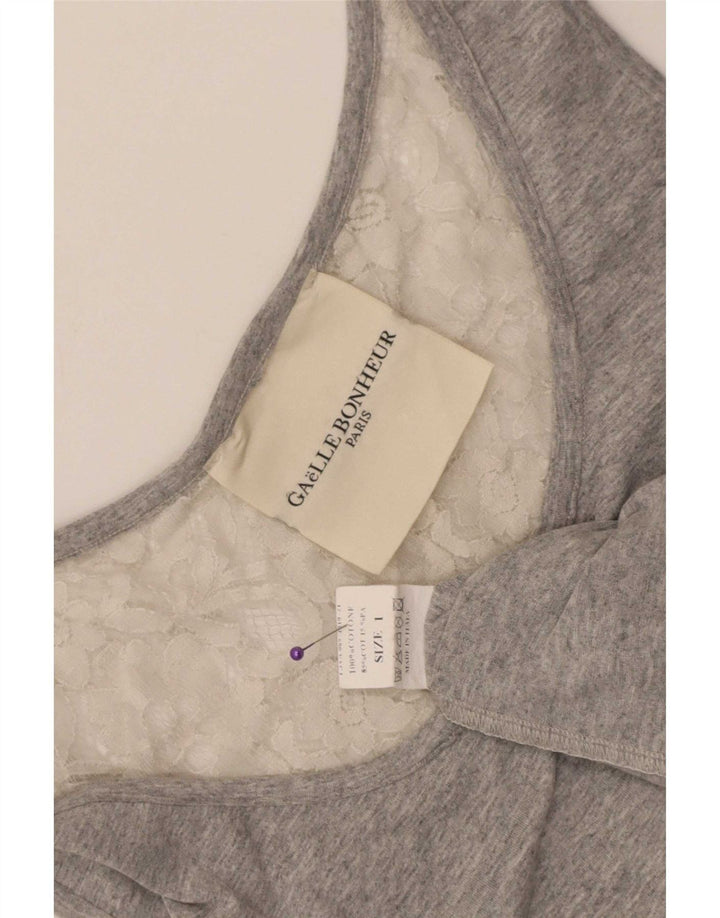 Gaelle Dame Oversized Vest Top US 1 2XS Grå Flecked Bomuld