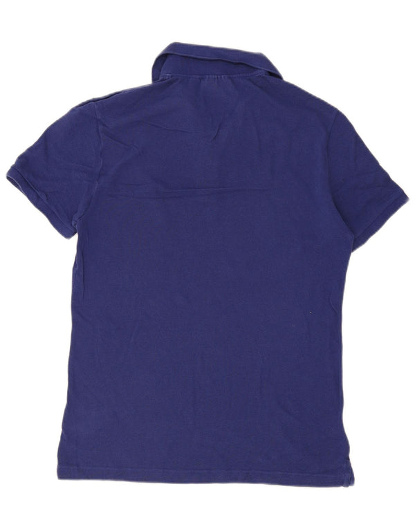 Lacoste Herre Slim Fit Polo Shirt Størrelse 4 Medium Blå Bomuld