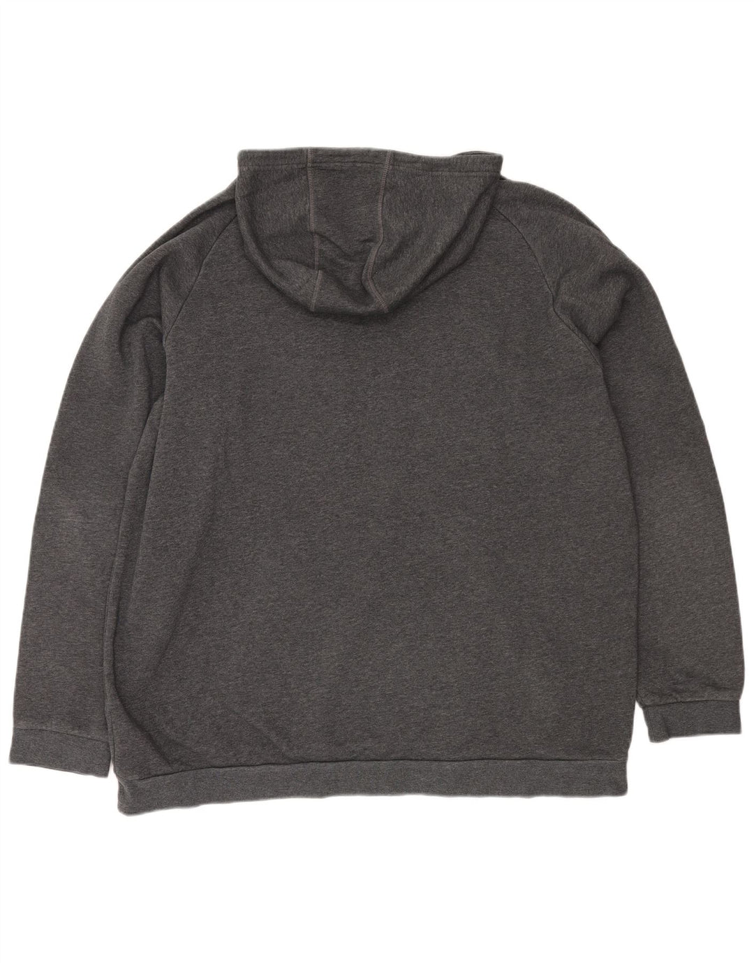 ADIDAS Mens Hoodie Jumper 2XL Grey Cotton