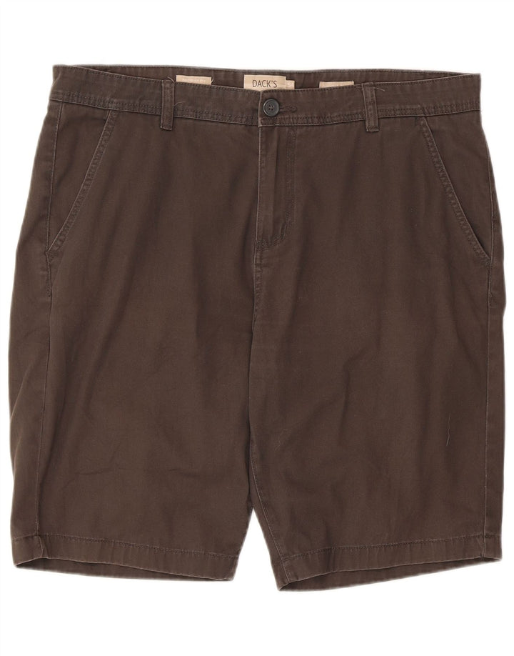 Dacks Herre Regular Fit Chino Shorts IT 54 2XL W36 Brun Bomuld