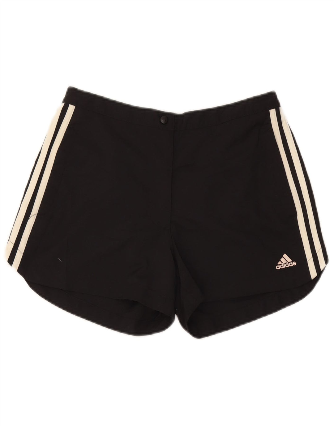 Adidas Womens Climalite Casual Shorts UK 12 Medium W28 Black Polyester
