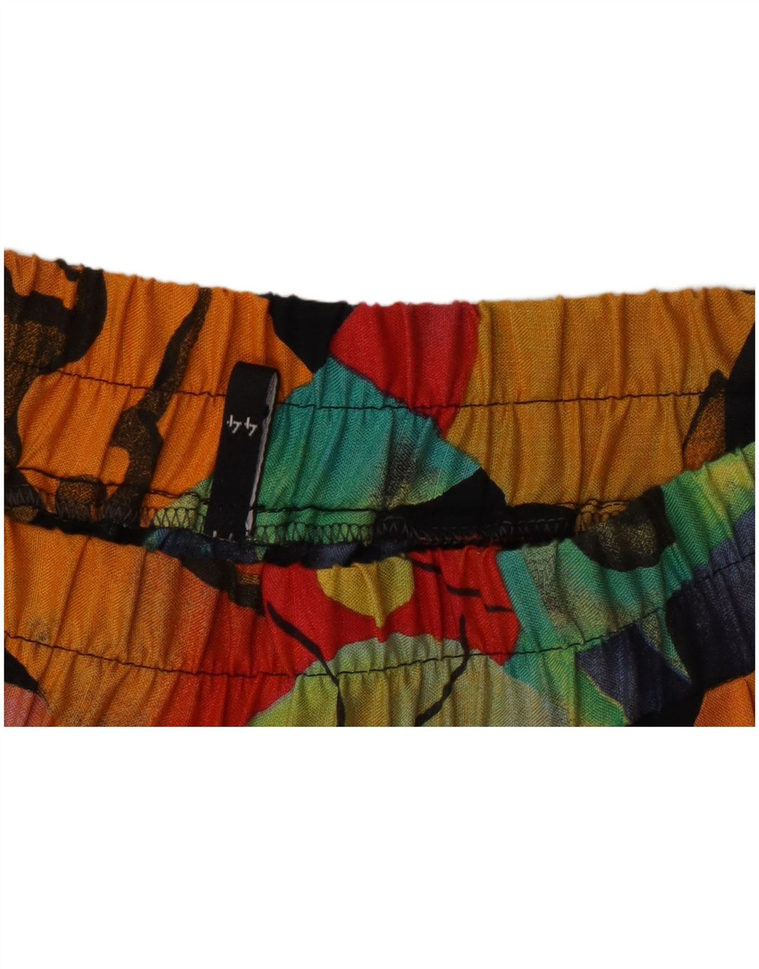 Vintage Dame Flared Skirt IT 44 Medium W30 Multicolored