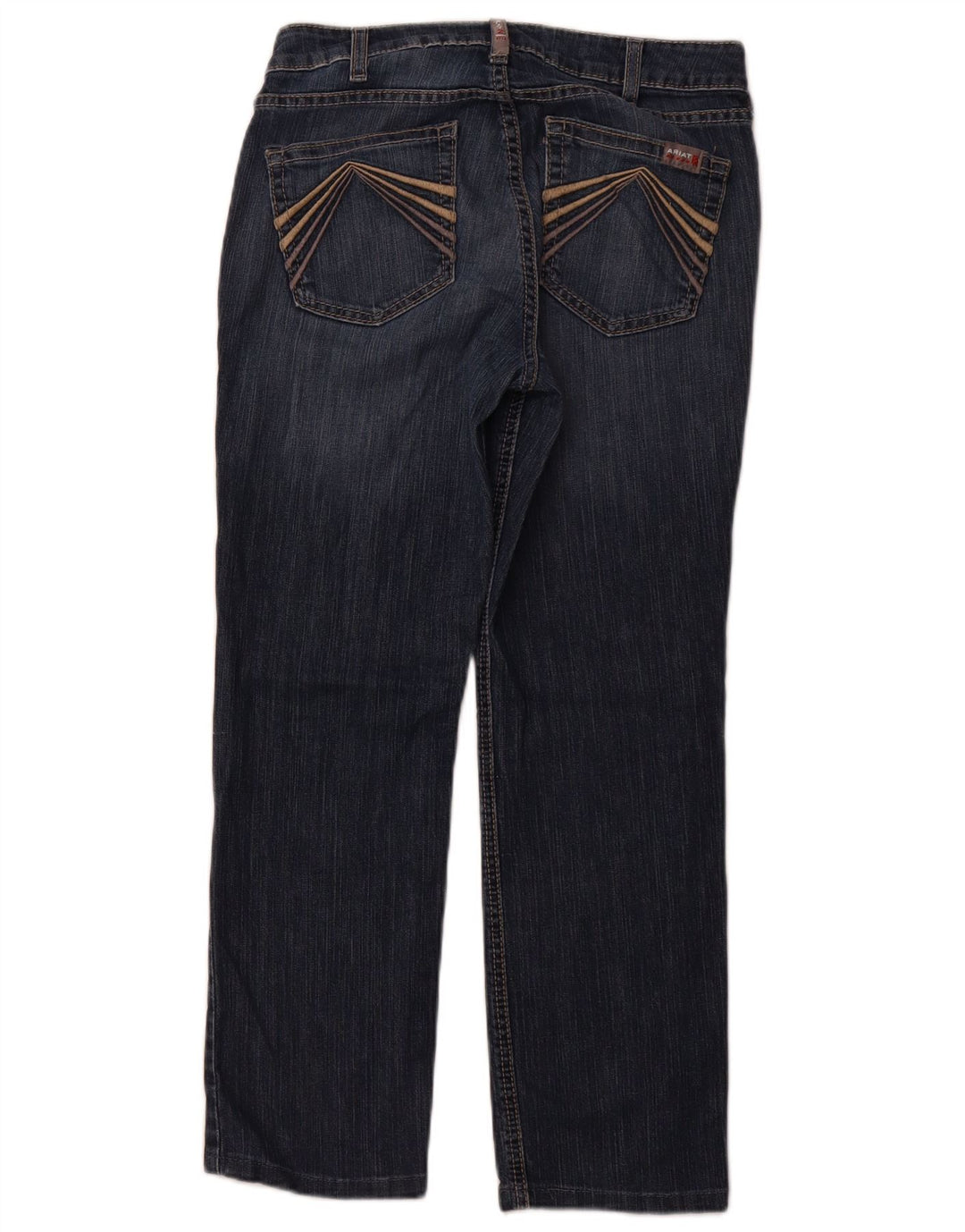 ARIAT Dame Slim Jeans W27 L26 Marineblå Bomuld