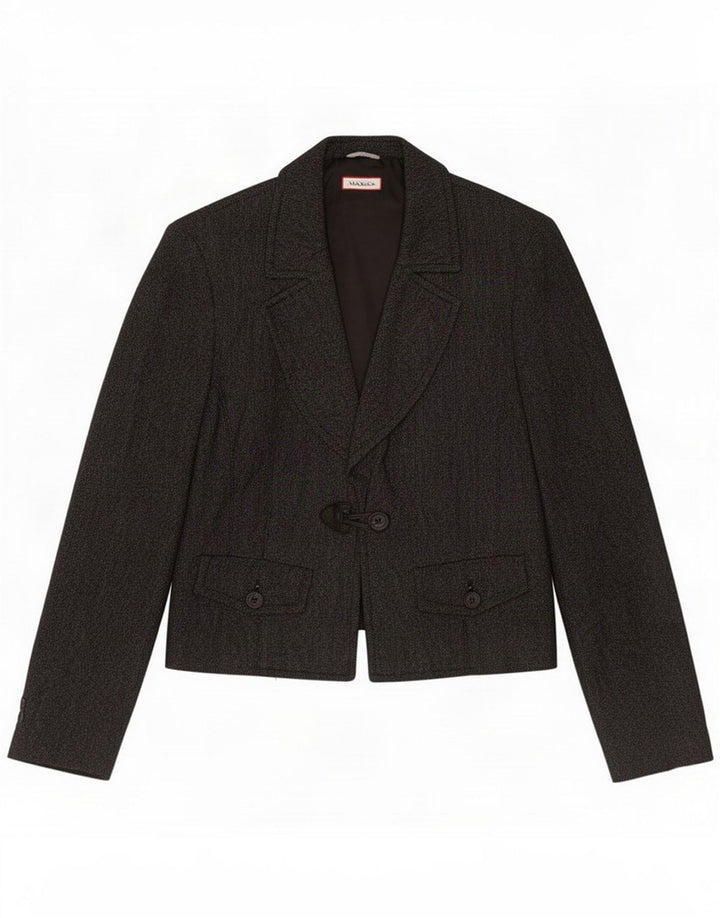 Max & Co. Dame 1-knaps blazerjakke UK 12 Medium Grey