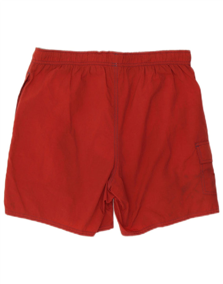 Timberland Mens Swimming Shorts Small Red Nylon