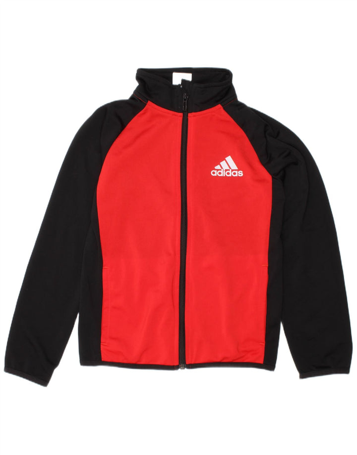 Adidas Træningsdragt Topjakke til drenge 7-8 år Sort Colourblock Polyester
