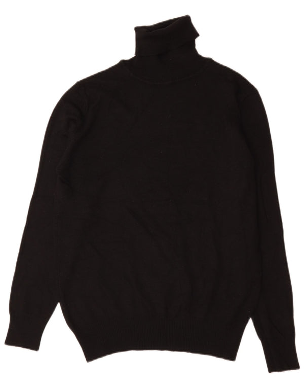 Zara Herre rullehals sweater Medium Sort Akryl