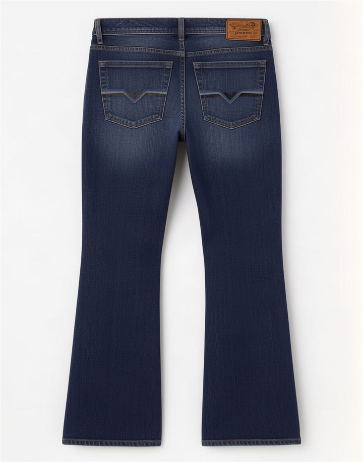 Diesel Herre Zatiny Bootcut Jeans W32 L30 Blå Bomuld