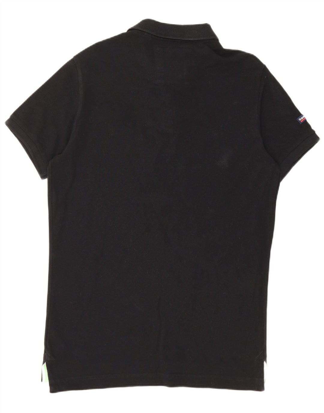 Superdry Polo Shirt til mænd Stor sort bomuld