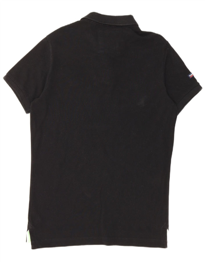 Superdry Polo Shirt til mænd Stor sort bomuld