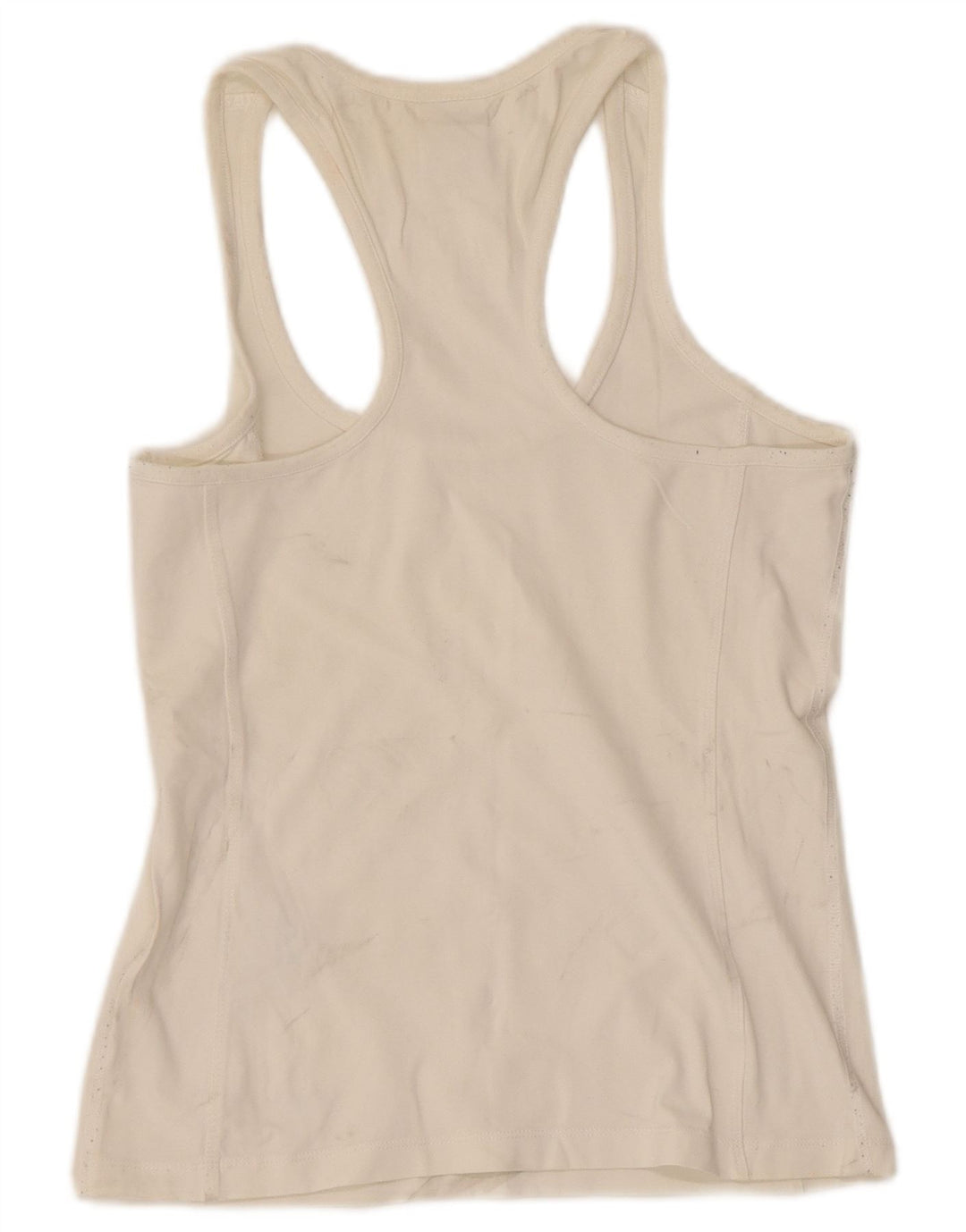 Champion Damevest Top UK 12 Medium Hvid Bomuld
