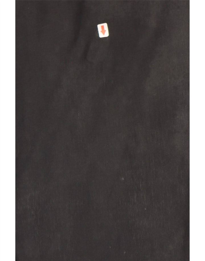 VINTAGE Damevest UK 12 Medium Navy Blue Floral