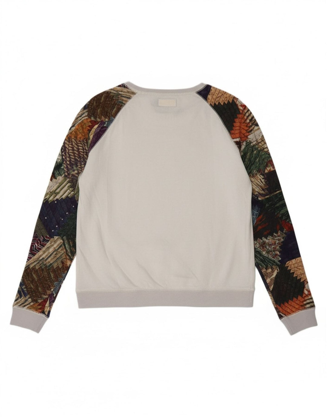 RALPH LAUREN Womens Oversized Blouse Top UK 10 Small Multicoloured