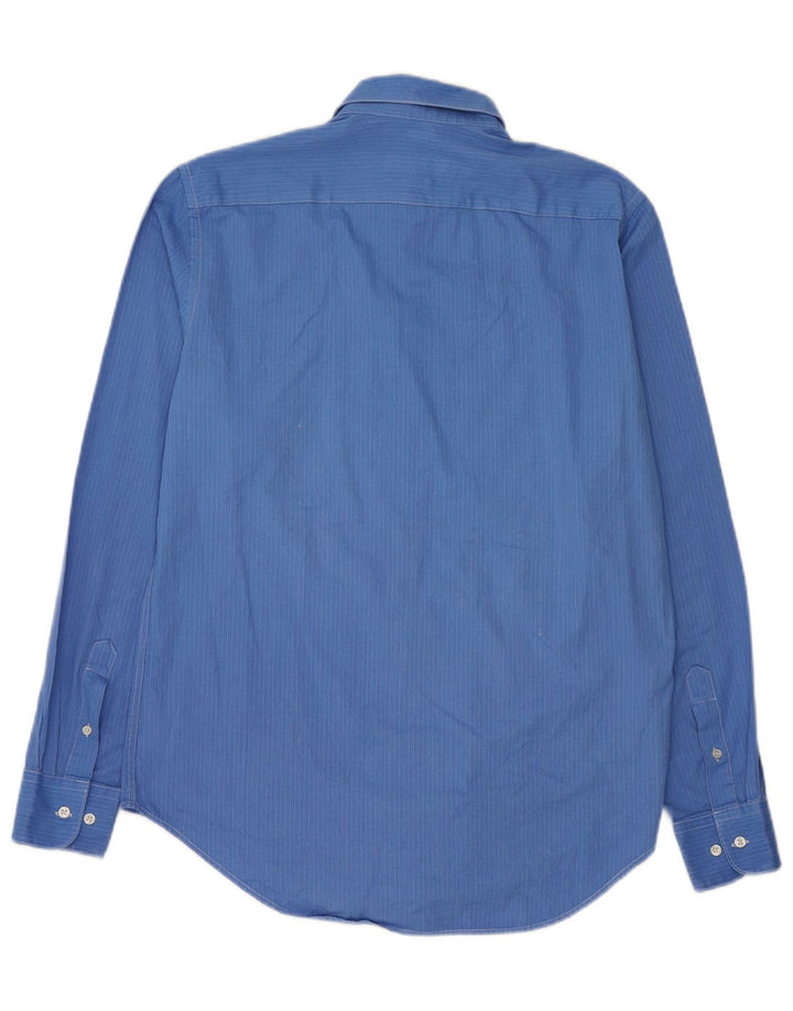 Zara Herre Slim Fit Skjorte Stor Blå