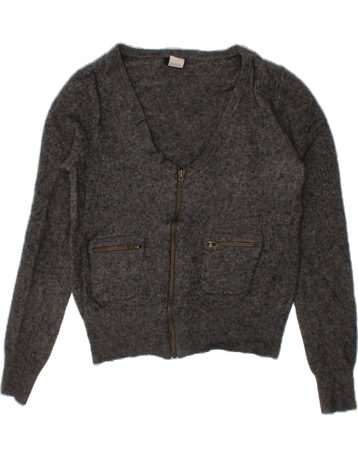 J. CREW Girls Crop Cardigan Sweater 10-11 Years Medium Grey Wool Vintage J. Crew and Second-Hand J. Crew from Messina Hembry 