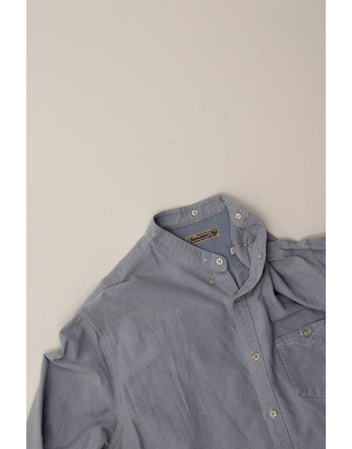 REPLAY Mens Shirt Large Blue Vintage Replay and Second-Hand Replay from Messina Hembry 