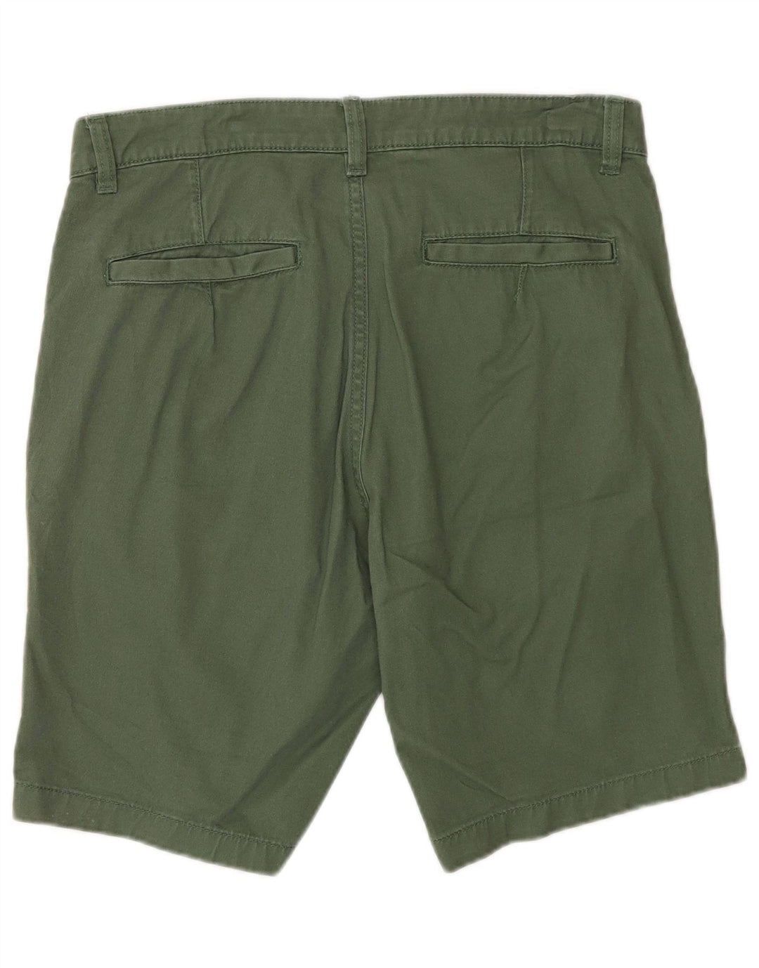 Dacks herre Regular Fit Chino Shorts IT 46 Small W30 Green Cotton