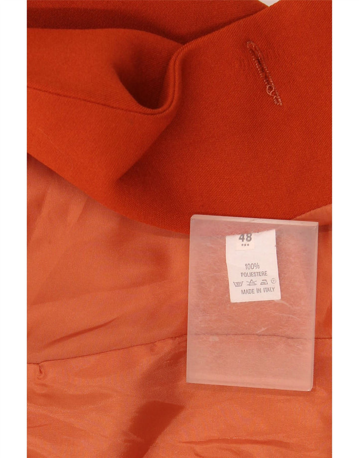 HALFON Dame 1-knaps blazerjakke IT 48 XL Orange Polyester
