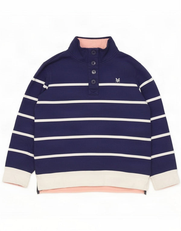 Crew Clothing Dame Oversized Sweatshirt Jumper UK 10 Small Navy Blue