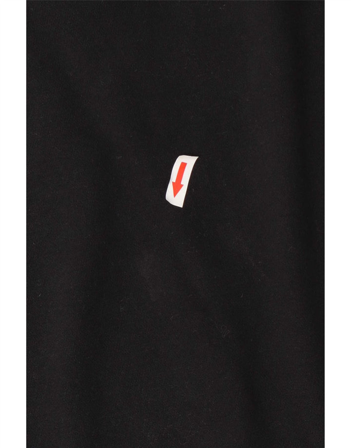 Adidas Dame Oversized Sweatshirt Jumper Dress UK 12/14 Medium Black