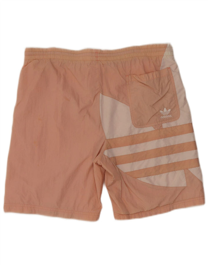 Adidas Grafiske svømmeshorts til mænd Medium Pink Polyamid