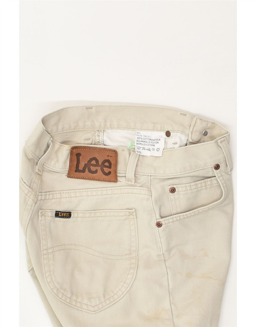 LEE Womens Tapered Jeans W26 L28 Grey Cotton | Vintage Lee | Thrift | Second-Hand Lee | Used Clothing | Messina Hembry 