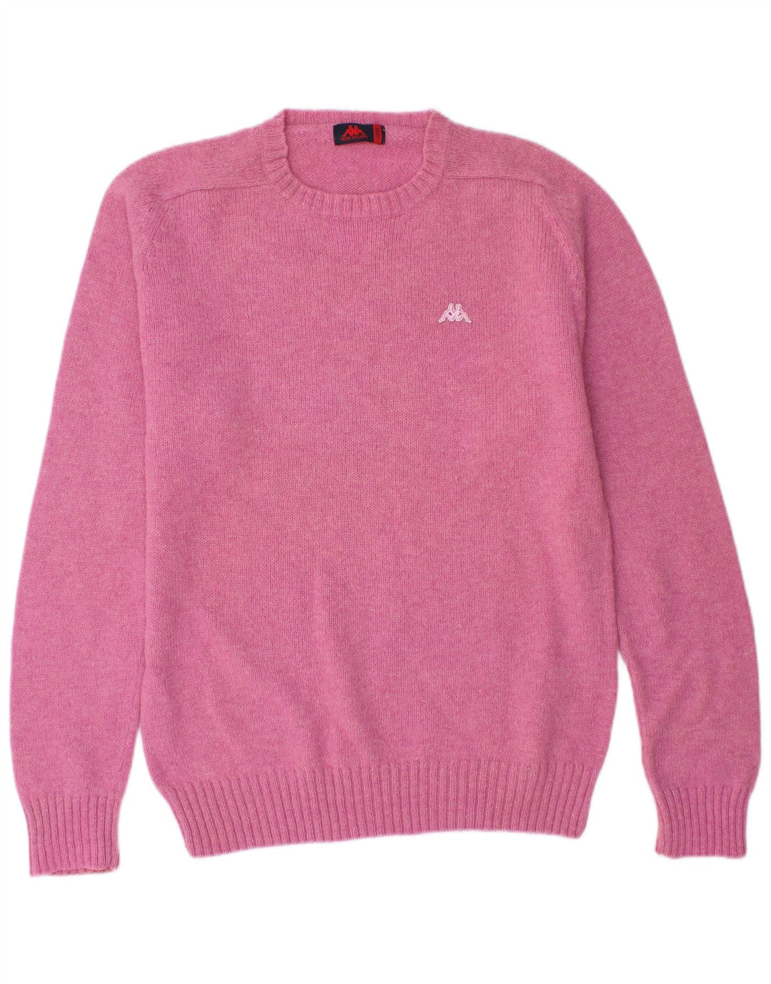 KAPPA Herre Crew Neck trøje Sweater Large Pink Uld
