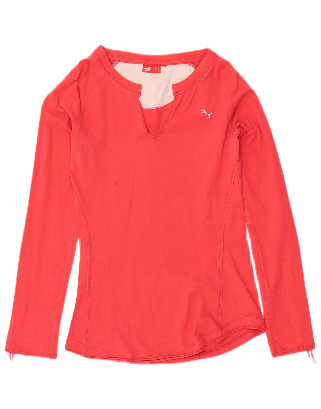 PUMA Dametop Langærmet UK 12 Medium Rød