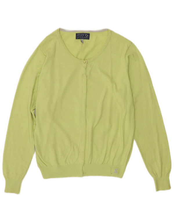 JOULES Dame cardigan sweater UK 16 Large Green Polyester