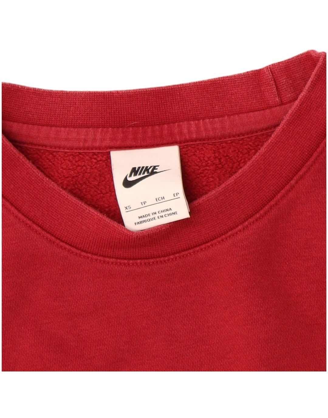 Nike Sweatshirt til mænd XS Rød bomuld