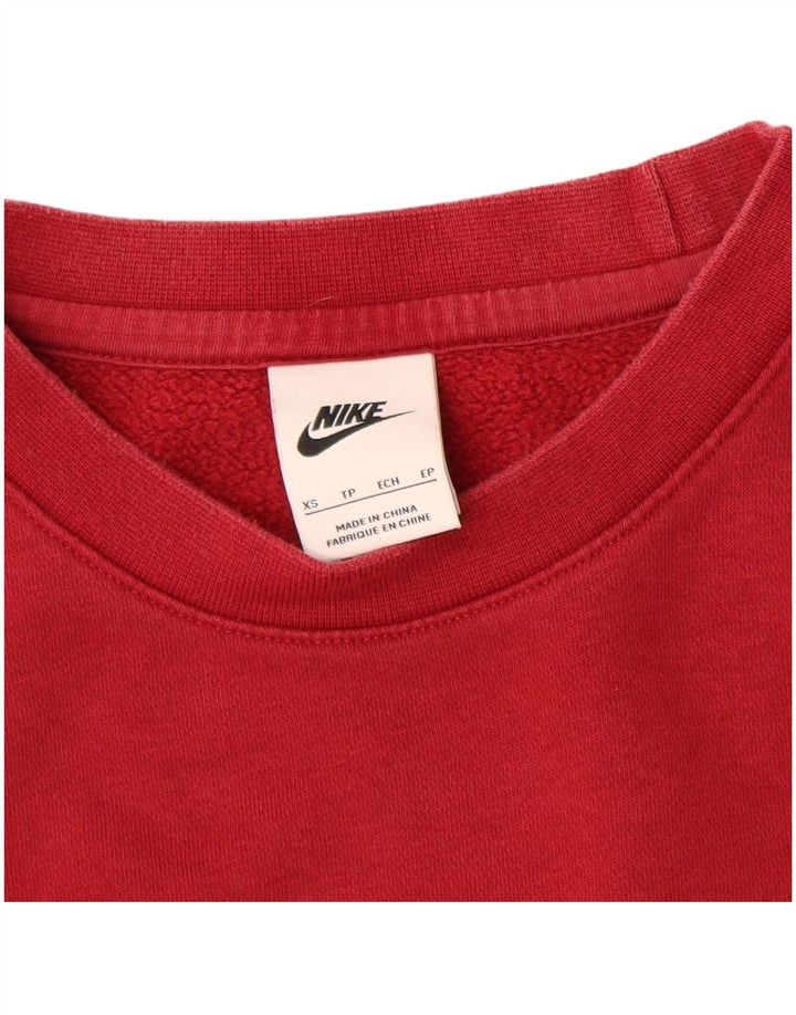 Nike Sweatshirt til mænd XS Rød bomuld