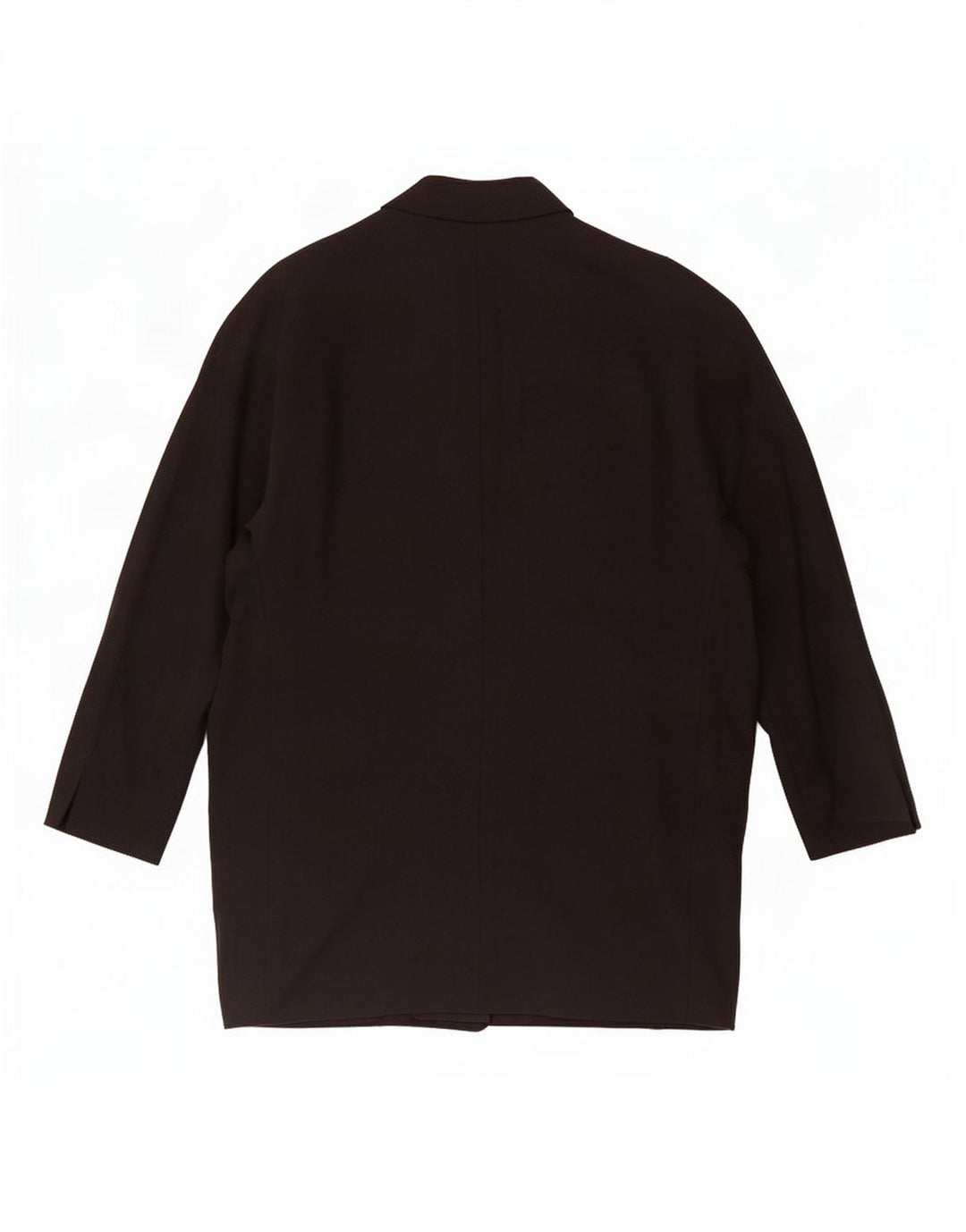 Zara Dame 3/4 ærmet åben blazerjakke UK 14 Medium Sort Lyocell