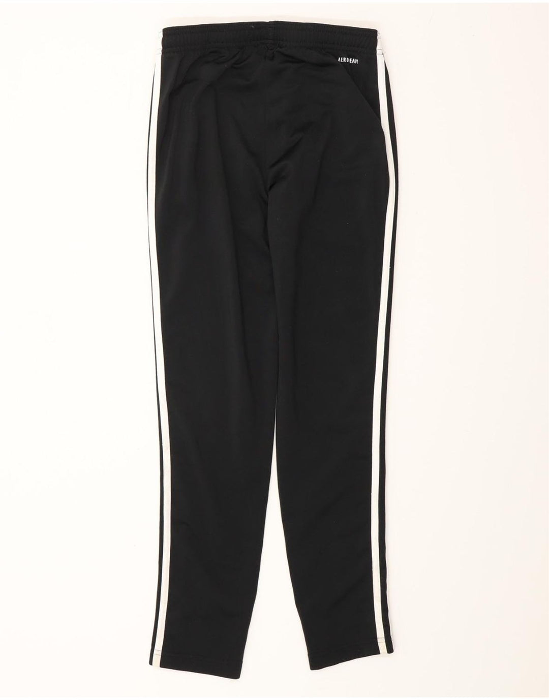 ADIDAS Boys Aeroready Tracksuit Trousers 11-12 Years  Black Polyester