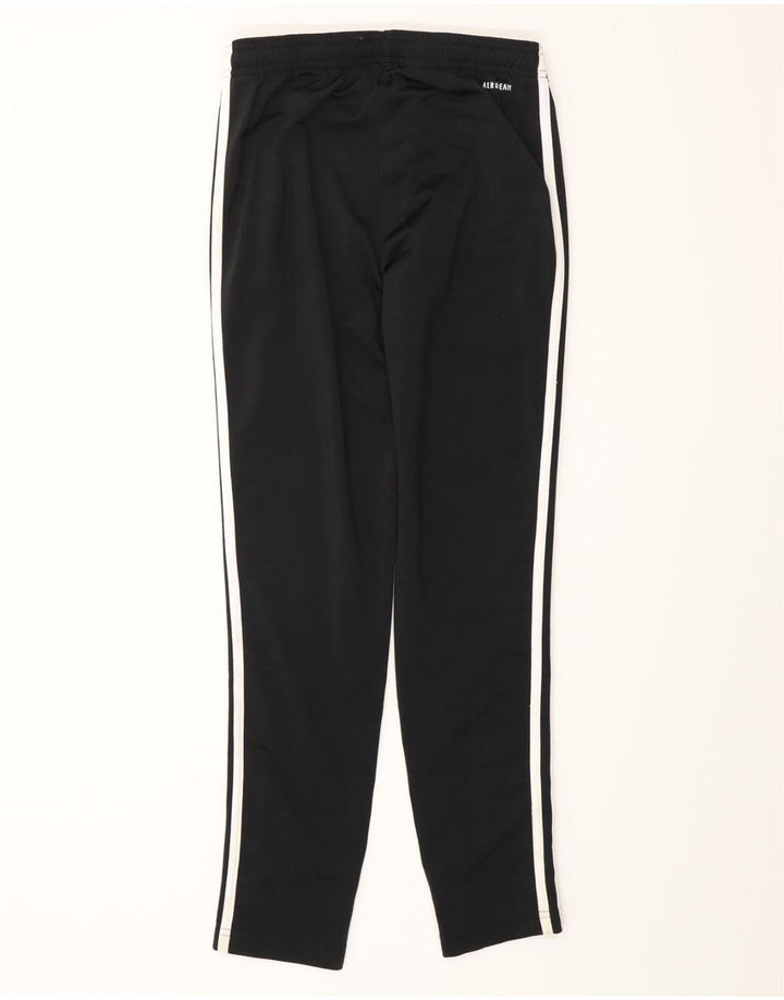 ADIDAS Boys Aeroready Tracksuit Trousers 11-12 Years  Black Polyester