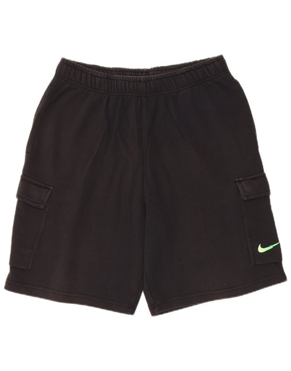 Nike Herre Standard Fit Sportshorts Medium Sort Bomuld