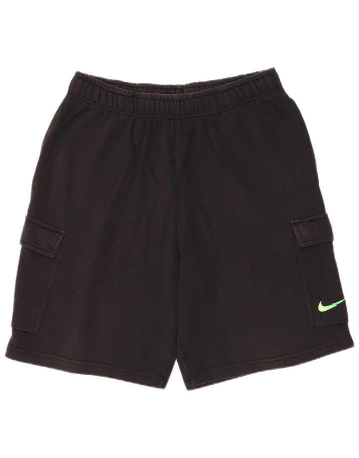 Nike Herre Standard Fit Sportshorts Medium Sort Bomuld