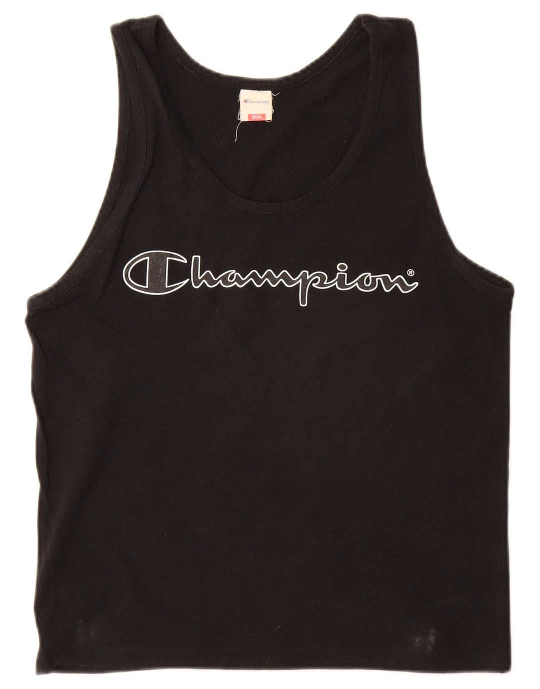 Champion Kvinder Grafisk Vest Top UK 10 Lille Sort